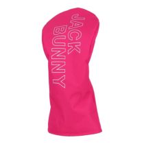 ジャックバニー Jack Bunny!!　アウトラインロゴ ドライバー用 ヘッドカバー 262-5984101 090 ピンク　2025年モデル