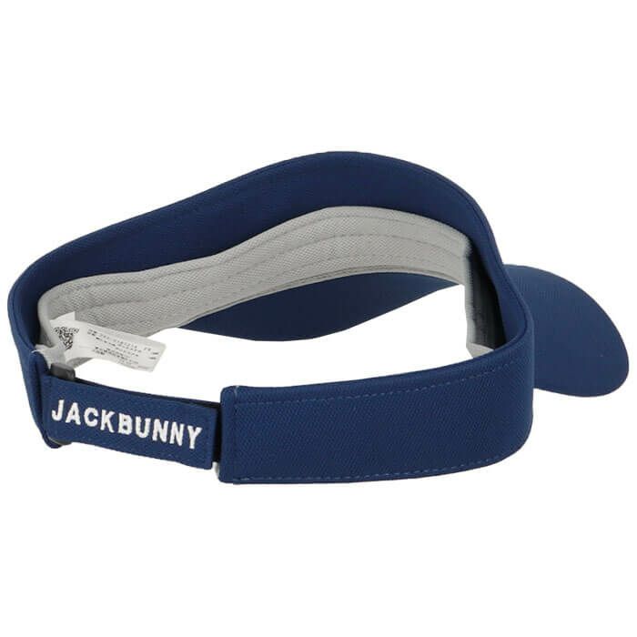ジャックバニー Jack Bunny!!　立体ロゴ刺繍 サンバイザー 262-5187214 120 ネイビー　2025年モデル ネイビー