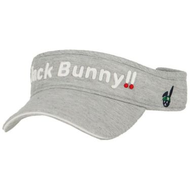 ジャックバニー Jack Bunny!!　うさぎ刺繍 サンバイザー 262-5987102 020 グレー　2025年モデル グレー