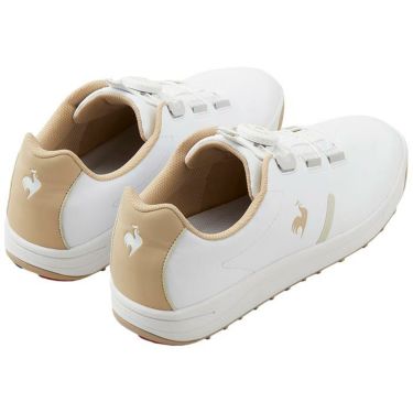 ルコック Le coq sportif　LCS BIARRITZ BOA ソフトスパイク ゴルフシューズ LG4FCS11U WHBG ホワイト×ベージュ　2024年モデル ホワイト×ベージュ（WHBG）