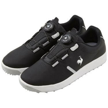 ルコック Le coq sportif　LCS BIARRITZ BOA ソフトスパイク ゴルフシューズ LG4FCS12U BKWH ブラック×ホワイト　2024年モデル ブラック×ホワイト（BKWH）