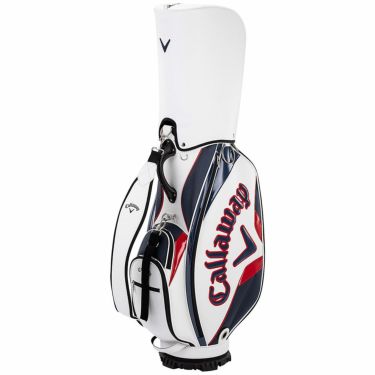 キャロウェイ　EXIA エクシア メンズ キャディバッグ 25 JM 5125006 ホワイト/ネイビー/レッド　2025年モデル 詳細3