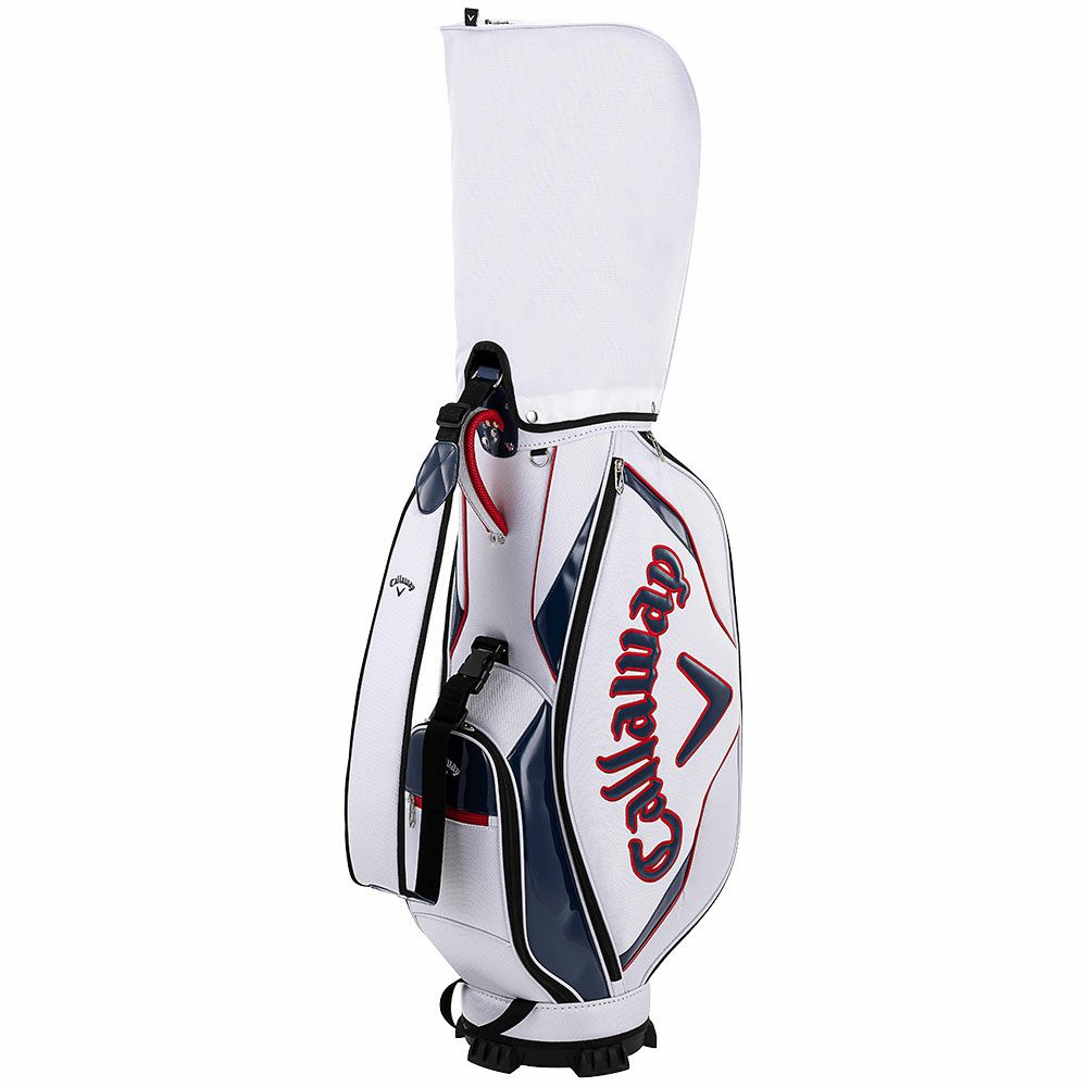 キャロウェイ　SPORT スポーツ メンズ キャディバッグ 25 JM 5125022 ホワイト/ネイビー/レッド　2025年モデル 詳細3