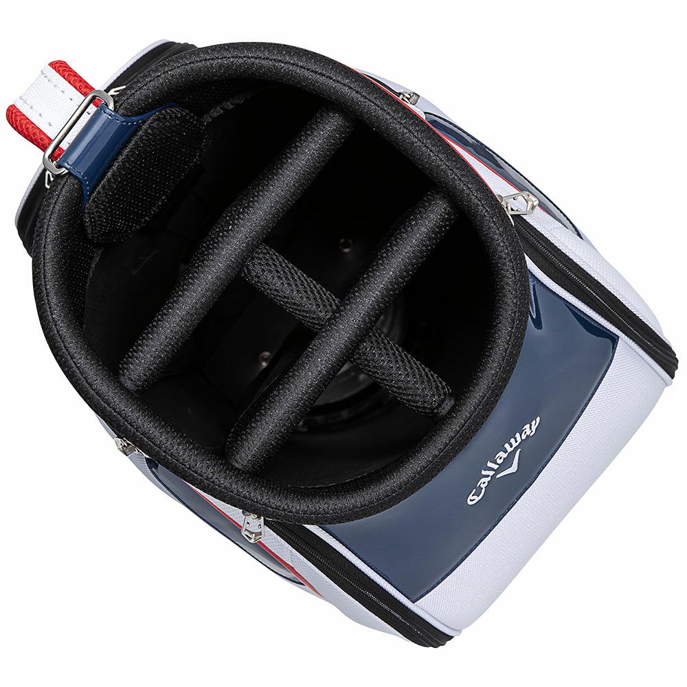 キャロウェイ　SPORT スポーツ メンズ キャディバッグ 25 JM 5125022 ホワイト/ネイビー/レッド　2025年モデル 詳細4