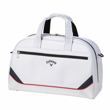 キャロウェイ　SPORT スポーツ メンズ ボストンバッグ 25 JM 5925028 ホワイト/ネイビー/レッド　2025年モデル 詳細1