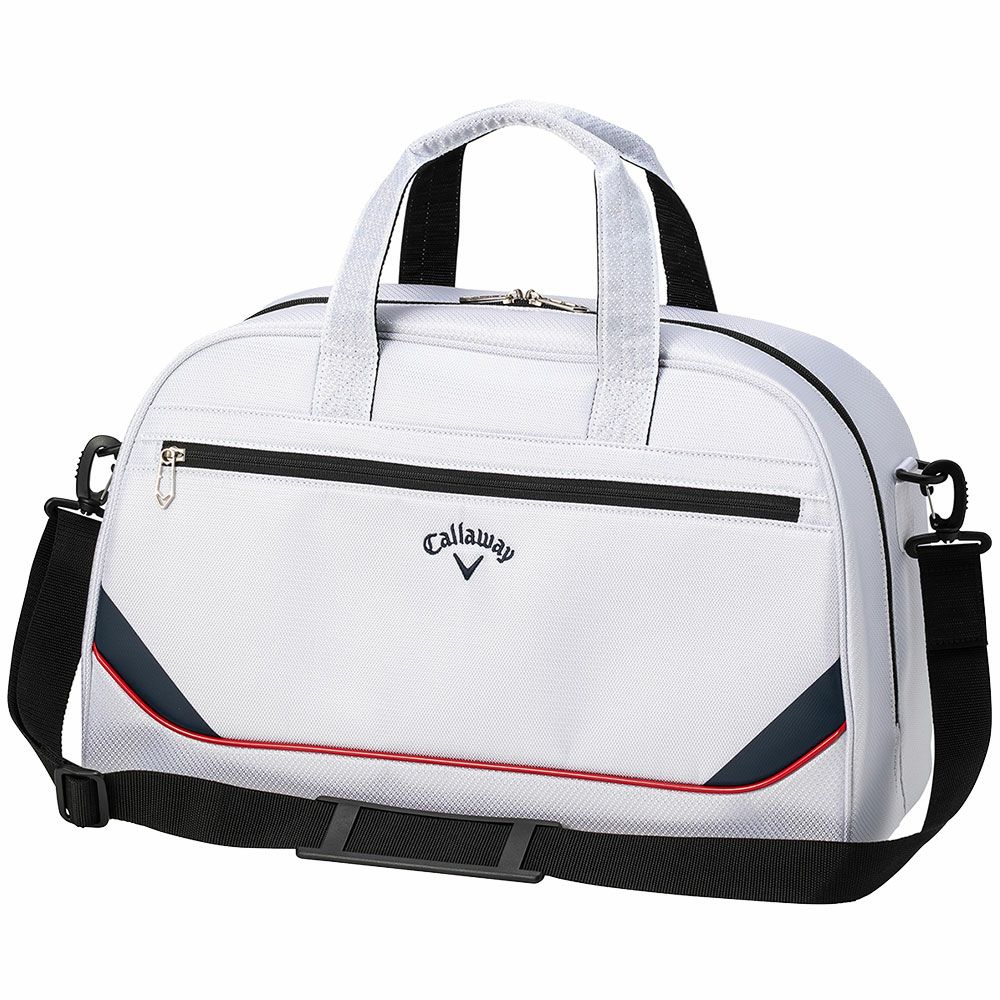 キャロウェイ　SPORT スポーツ メンズ ボストンバッグ 25 JM 5925028 ホワイト/ネイビー/レッド　2025年モデル 詳細4