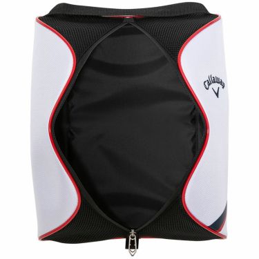 キャロウェイ　SPORT スポーツ メンズ シューズケース 25 JM 5925048 ホワイト/ネイビー/レッド　2025年モデル 詳細3