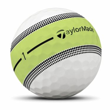 テーラーメイド　ツアーレスポンス ストライプ 2025年モデル ゴルフボール　1ダース（12球入り）　ネオンイエロー 詳細4
