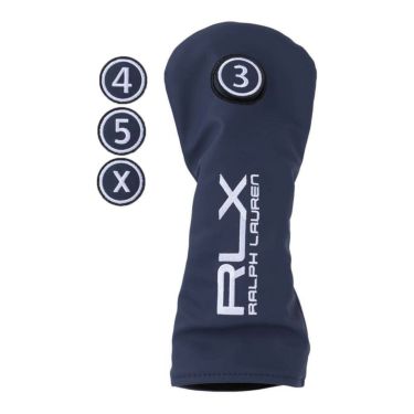 RLX GOLF　メンズ フェアウェイウッド用 ヘッドカバー RLF017 NV ネイビー　2025年モデル 詳細1