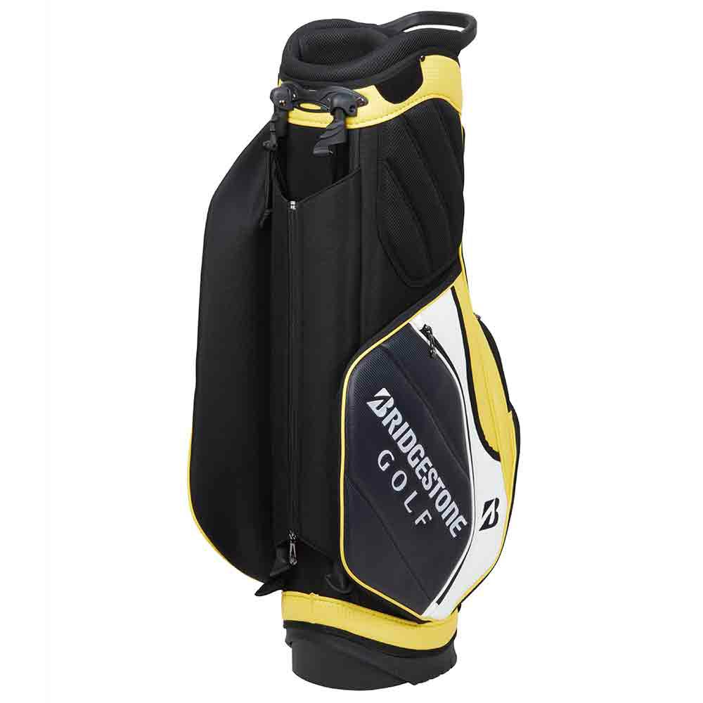 ブリヂストン　ツアースタンドモデル キャディバッグ CB2502 YN イエロー/ネイビー　2025年モデル 詳細2