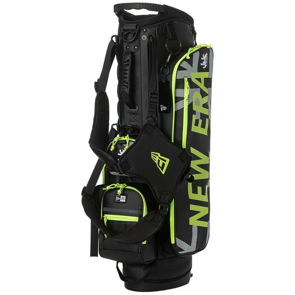 アドミラル Admiral　NEW ERA コラボ スタンドキャディバッグ ADMG5ACA 10 ブラック　2025年モデル 詳細2