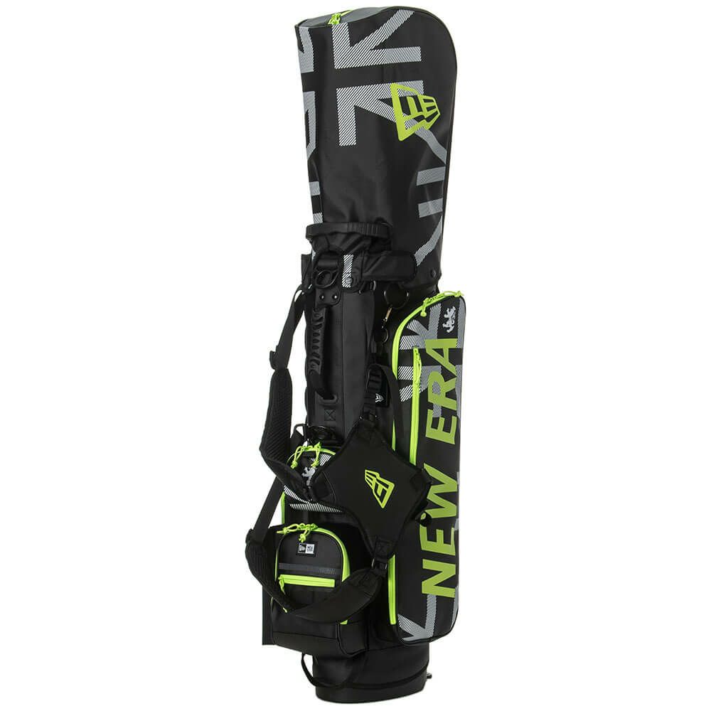 アドミラル Admiral　NEW ERA コラボ スタンドキャディバッグ ADMG5ACA 10 ブラック　2025年モデル 詳細3