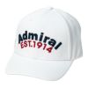 アドミラル Admiral　アーチロゴツイル キャップ ADMB5A10 00 ホワイト　2025年モデル 詳細1