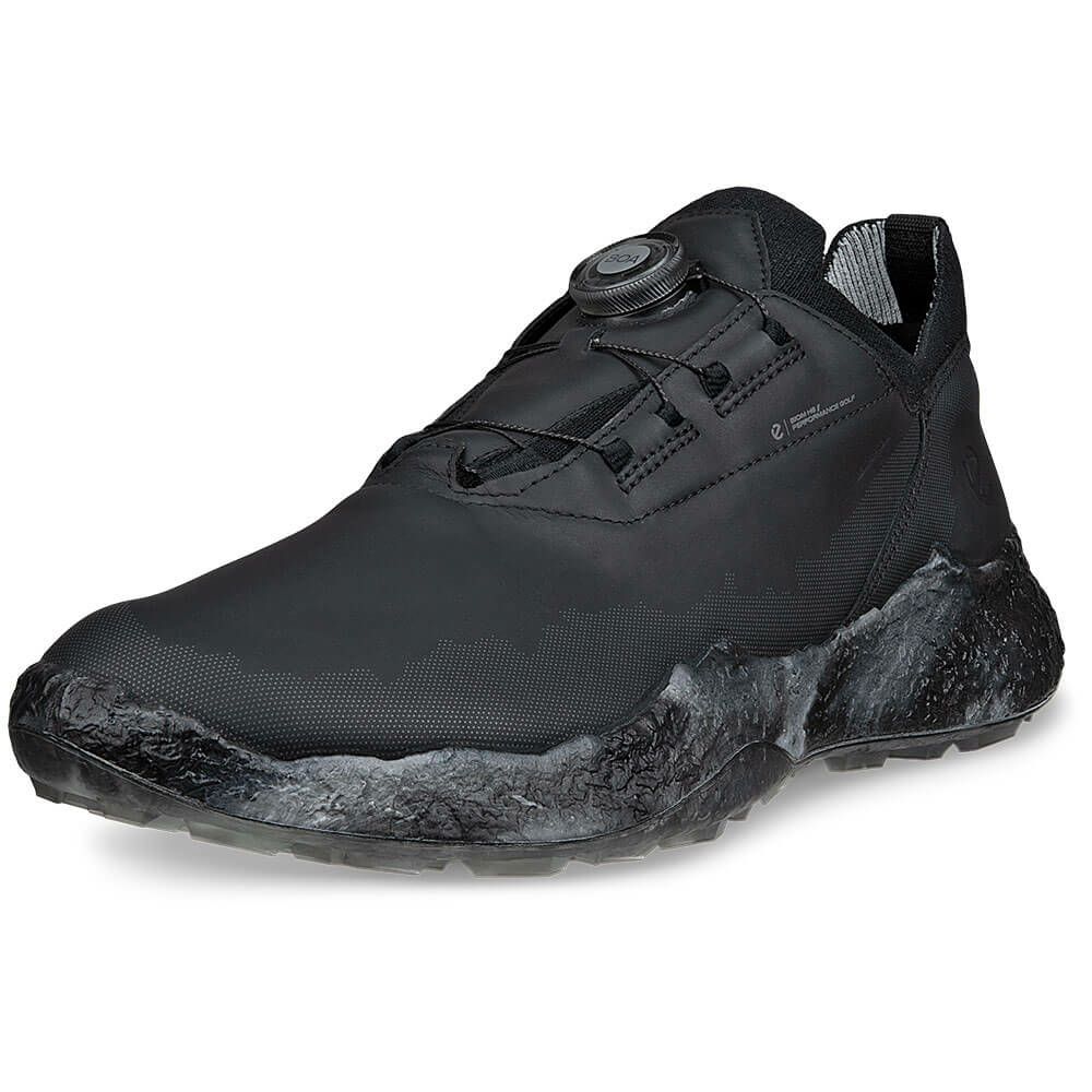 ecco エコー　BIOM H5 BOA バイオム H5 ボア　メンズ スパイクレス ゴルフシューズ 138024 01001 BLACK　2025年モデル