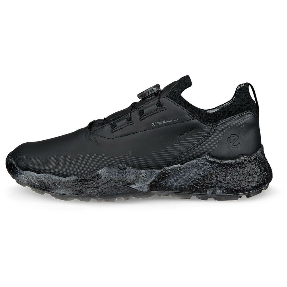 ecco エコー　BIOM H5 BOA バイオム H5 ボア　メンズ スパイクレス ゴルフシューズ 138024 01001 BLACK　2025年モデル 詳細1