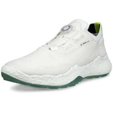 ecco エコー　BIOM H5 BOA バイオム H5 ボア　メンズ スパイクレス ゴルフシューズ 138024 01007 WHITE　2025年モデル