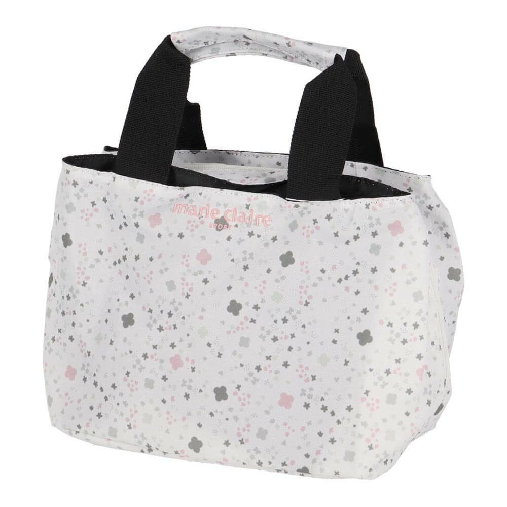 マリクレール marie claire　レディース 総柄 カートバッグ 714-950 WT ホワイト　2024年モデル 詳細1