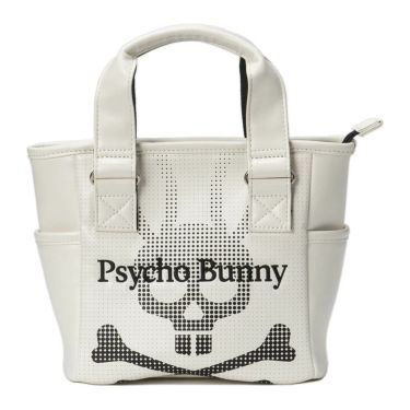 サイコバニー PsychoBunny　ラウンドバッグ PBMG5SB1 00 ホワイト　2025年モデル ホワイト