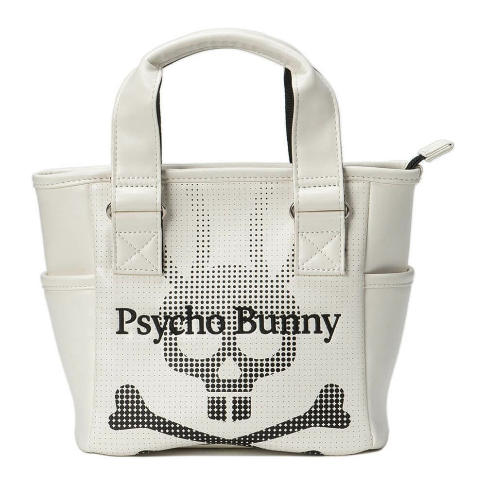 サイコバニー PsychoBunny　ラウンドバッグ PBMG5SB1 00 ホワイト　2025年モデル ホワイト