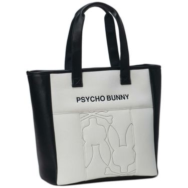 サイコバニー PsychoBunny　トートバッグ PBMG5SB8 00 ホワイト　2025年モデル 詳細2