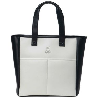 サイコバニー PsychoBunny　トートバッグ PBMG5SB8 00 ホワイト　2025年モデル 詳細3