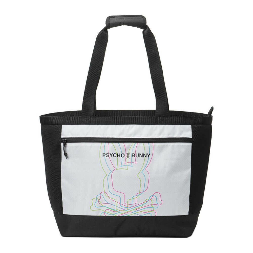 サイコバニー PsychoBunny　トートバッグ PBMG5SBA 00 ホワイト　2025年モデル 詳細1