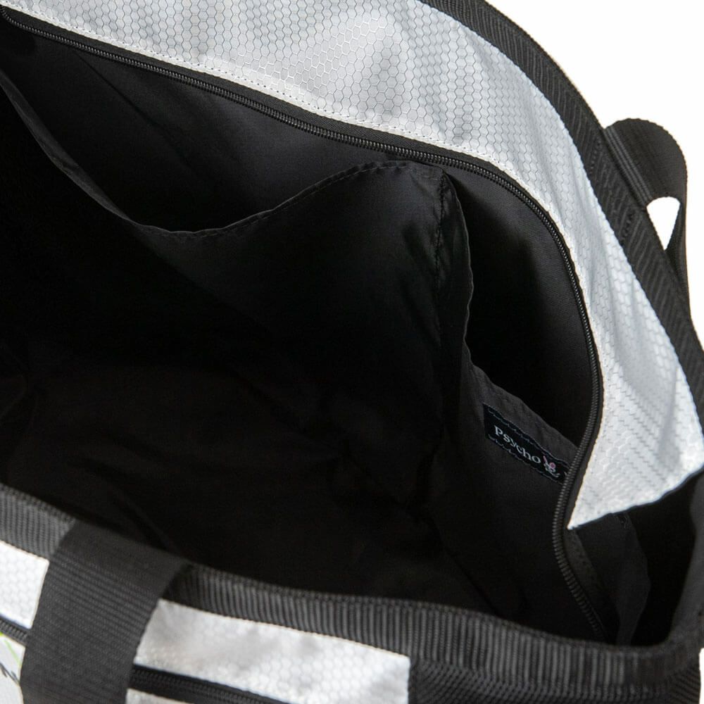 サイコバニー PsychoBunny　トートバッグ PBMG5SBA 00 ホワイト　2025年モデル 詳細4