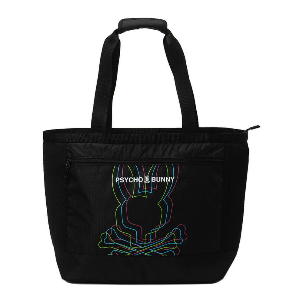 サイコバニー PsychoBunny　トートバッグ PBMG5SBA 10 ブラック　2025年モデル ブラック
