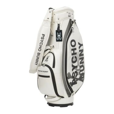 サイコバニー PsychoBunny　キャディバッグ PBMG5SC1 00 ホワイト　2025年モデル ホワイト