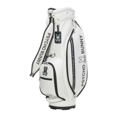 サイコバニー PsychoBunny　キャディバッグ PBMG5SC3 00 ホワイト　2025年モデル ホワイト