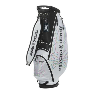 サイコバニー PsychoBunny　スタンドキャディバッグ PBMG5SC6 00 ホワイト　2025年モデル ホワイト