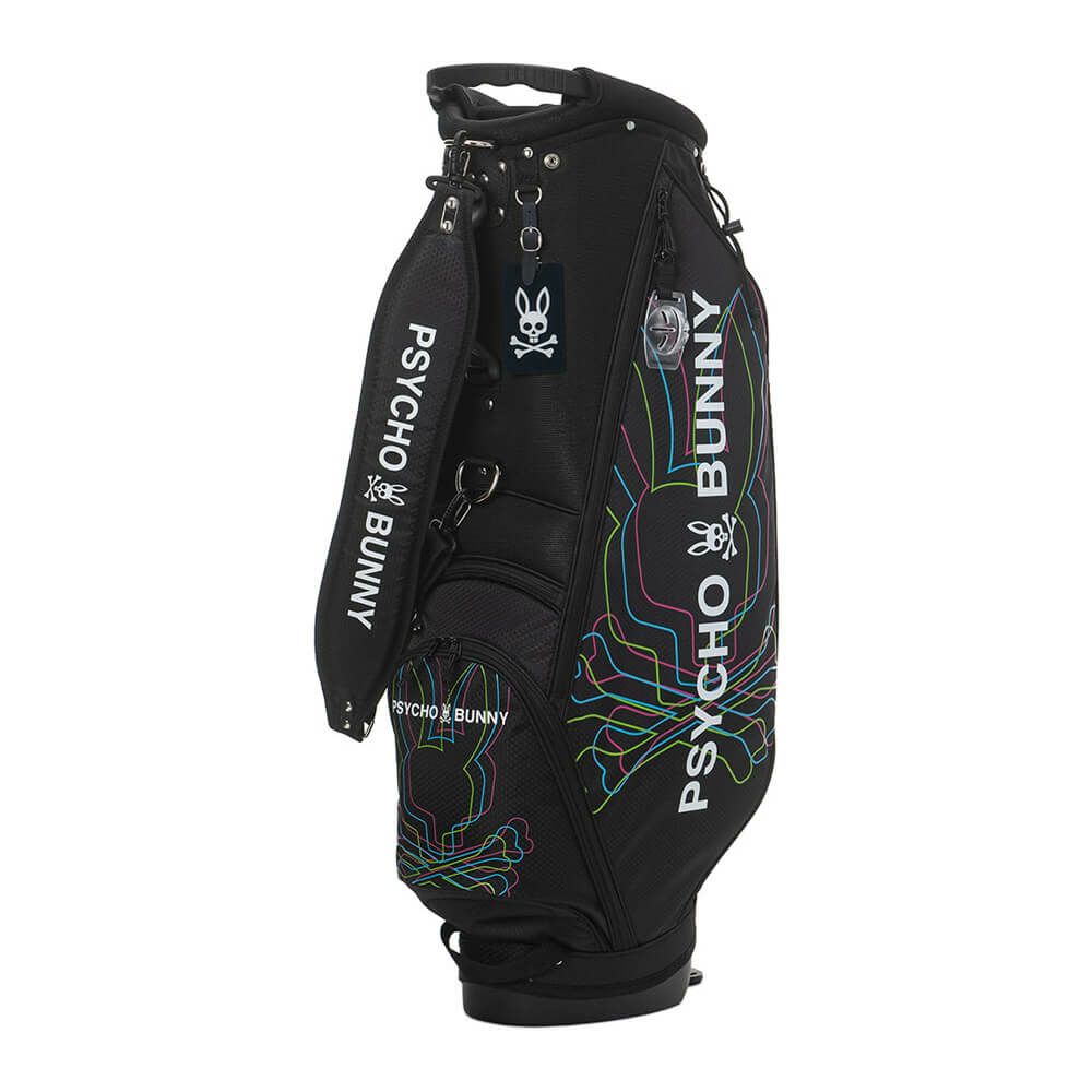 サイコバニー PsychoBunny　スタンドキャディバッグ PBMG5SC6 10 ブラック　2025年モデル 詳細1