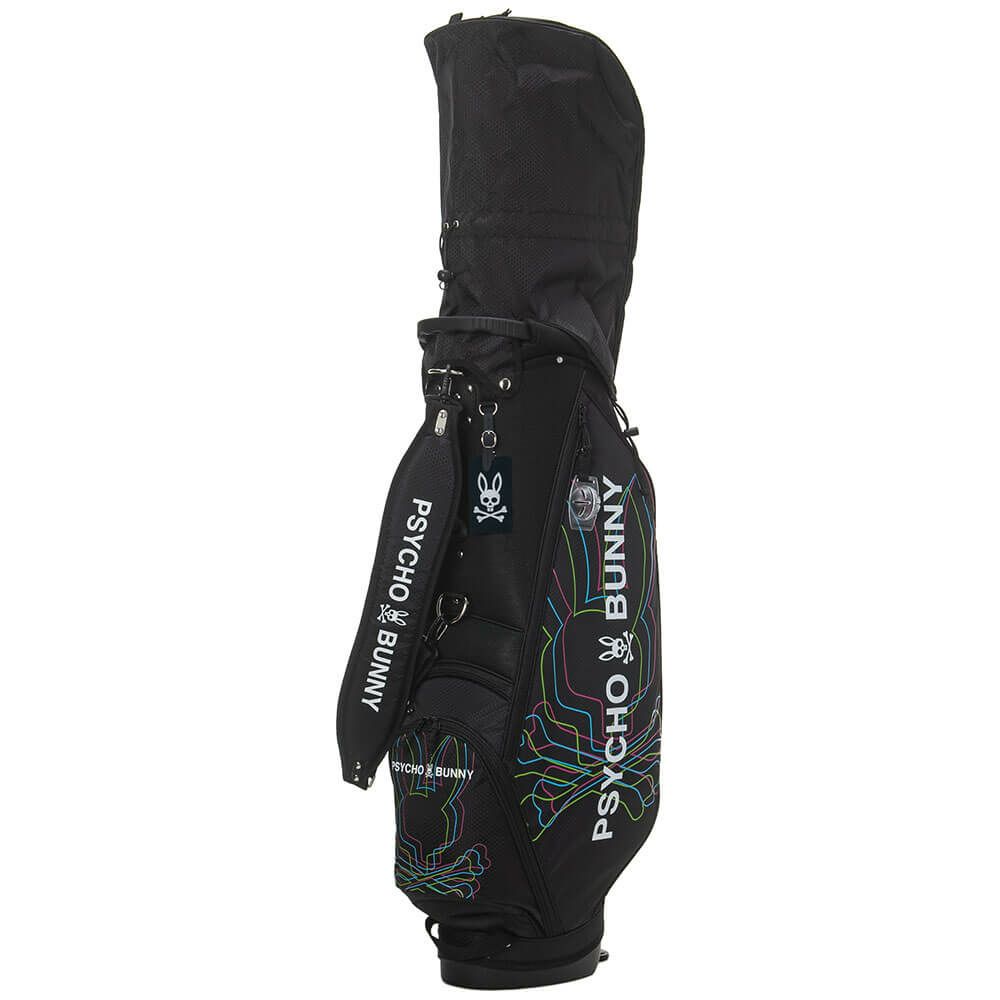 サイコバニー PsychoBunny　スタンドキャディバッグ PBMG5SC6 10 ブラック　2025年モデル 詳細2