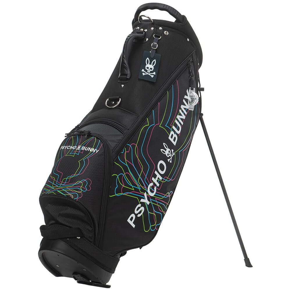 サイコバニー PsychoBunny　スタンドキャディバッグ PBMG5SC6 10 ブラック　2025年モデル 詳細7