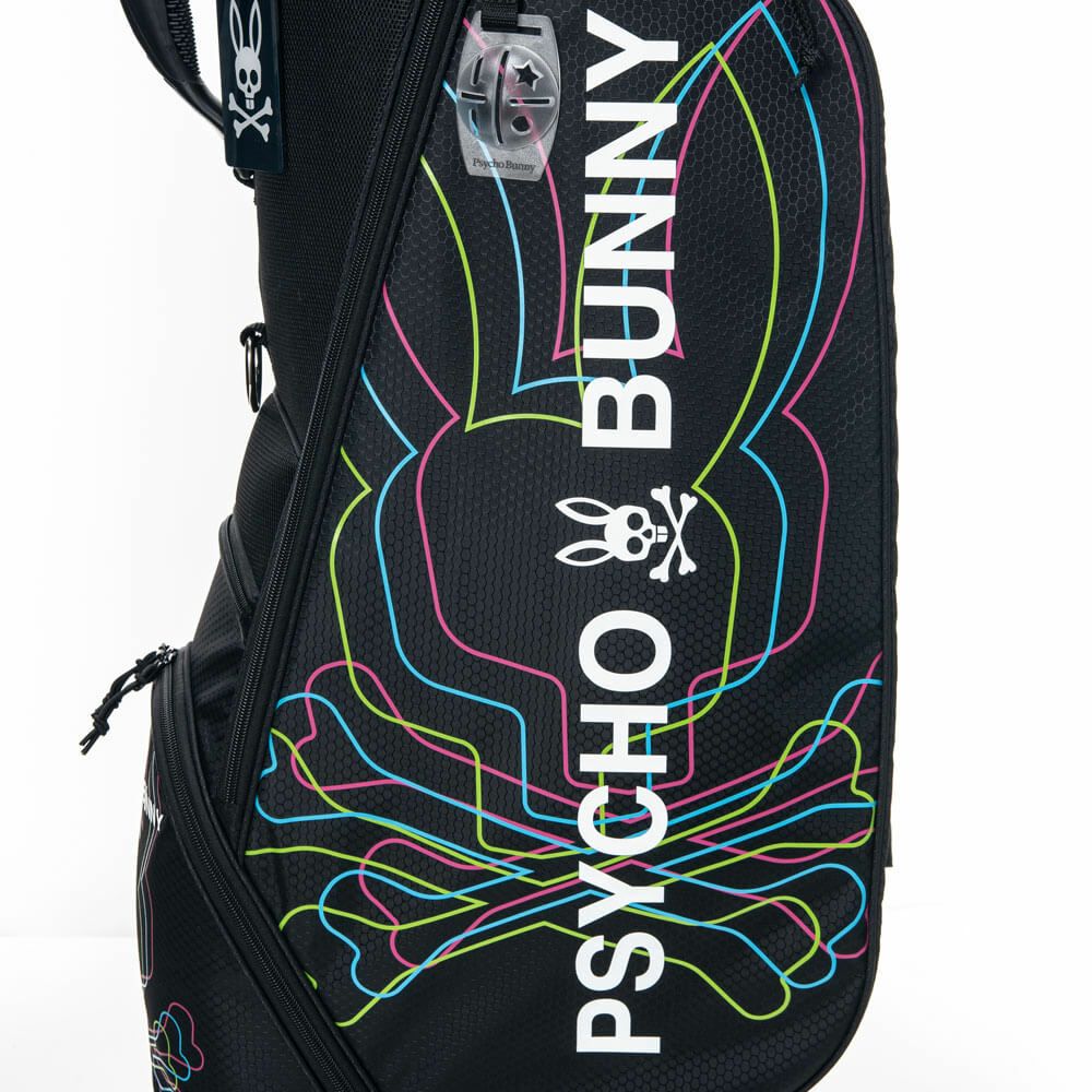 サイコバニー PsychoBunny　スタンドキャディバッグ PBMG5SC6 10 ブラック　2025年モデル 詳細12