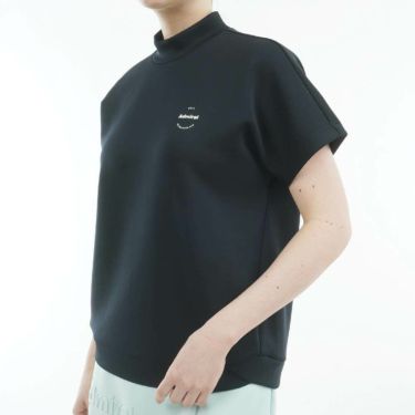 アドミラル Admiral　レディース エンボスロゴ ダンボール 半袖 モックネックシャツ ADLA513　2025年モデル 詳細4