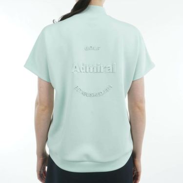 アドミラル Admiral　レディース エンボスロゴ ダンボール 半袖 モックネックシャツ ADLA513　2025年モデル 詳細6