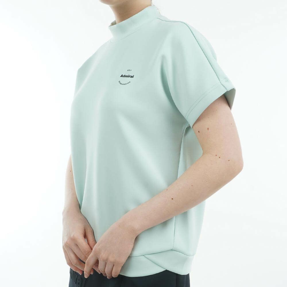 アドミラル Admiral　レディース エンボスロゴ ダンボール 半袖 モックネックシャツ ADLA513　2025年モデル 詳細7