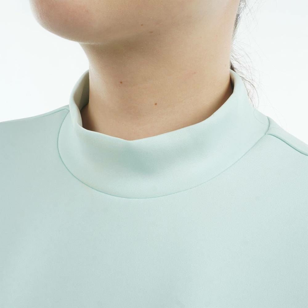 アドミラル Admiral　レディース エンボスロゴ ダンボール 半袖 モックネックシャツ ADLA513　2025年モデル 詳細8