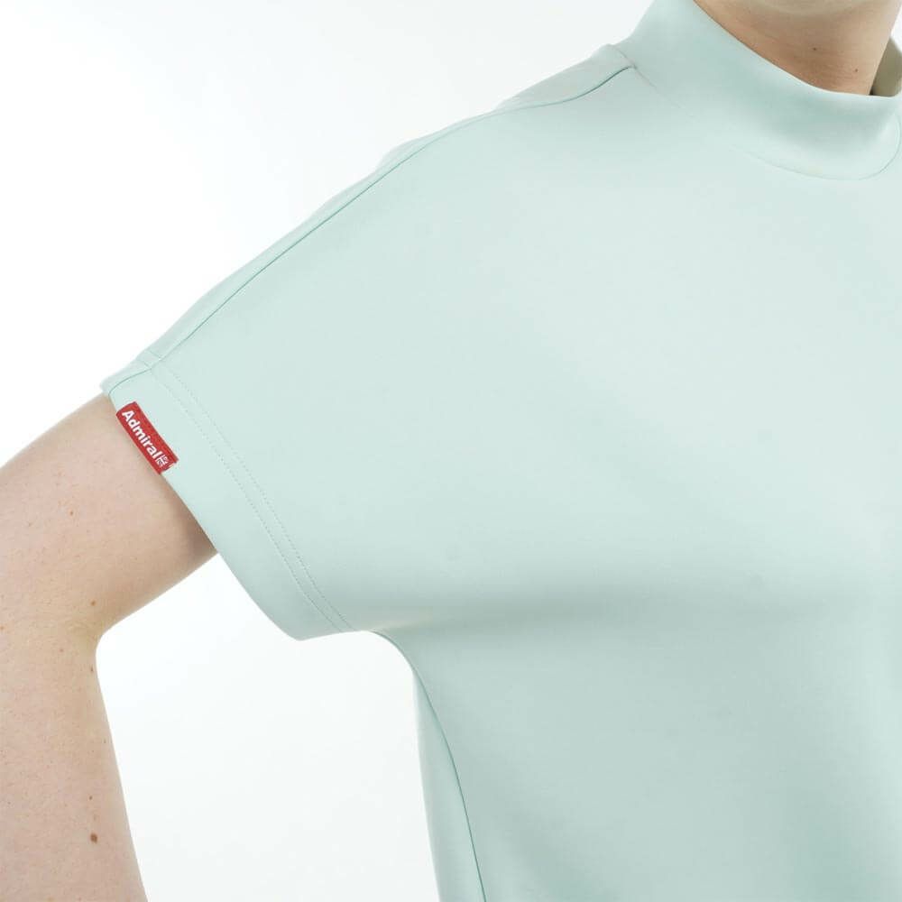 アドミラル Admiral　レディース エンボスロゴ ダンボール 半袖 モックネックシャツ ADLA513　2025年モデル 詳細10