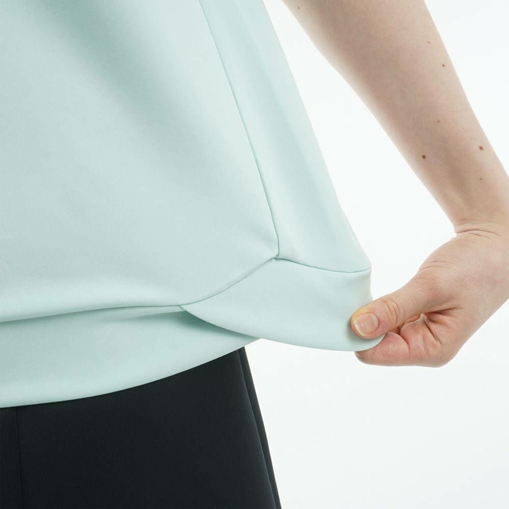 アドミラル Admiral　レディース エンボスロゴ ダンボール 半袖 モックネックシャツ ADLA513　2025年モデル 詳細11