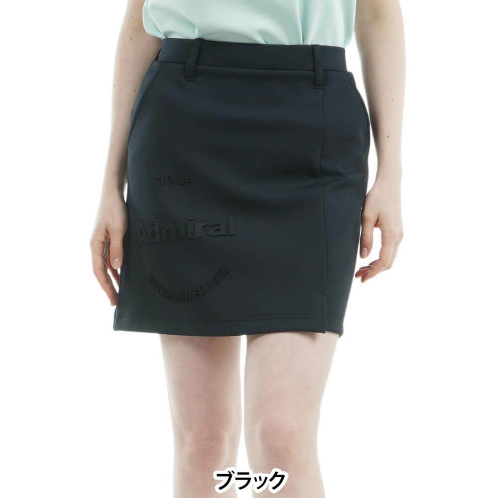 アドミラル Admiral　レディース エンボスロゴ ダンボール スカート ADLA514　2025年モデル 詳細2