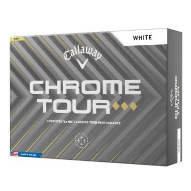 キャロウェイ　クロム ツアー ◆◆◆ トリプルダイヤモンド ゴルフボール 2025年モデル　ゴルフボール　1ダース（12球入り） ホワイト 詳細2