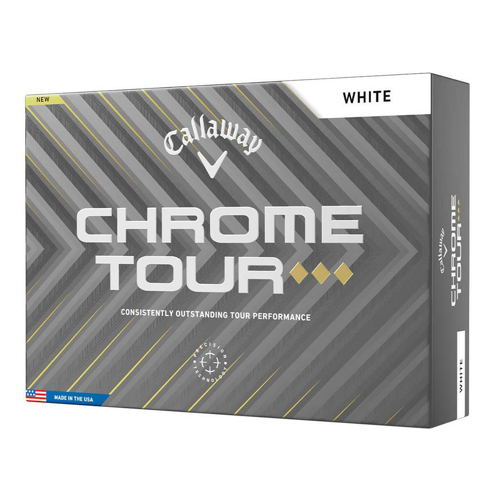 キャロウェイ　クロム ツアー ◆◆◆ トリプルダイヤモンド ゴルフボール 2025年モデル　ゴルフボール　1ダース（12球入り） ホワイト 詳細2