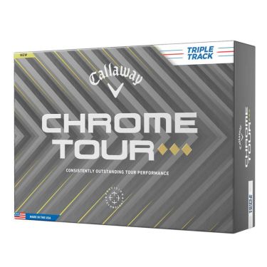 キャロウェイ　クロム ツアー ◆◆◆ トリプルダイヤモンド ゴルフボール 2025年モデル　ゴルフボール　1ダース（12球入り） トリプル・トラック ホワイト 詳細2