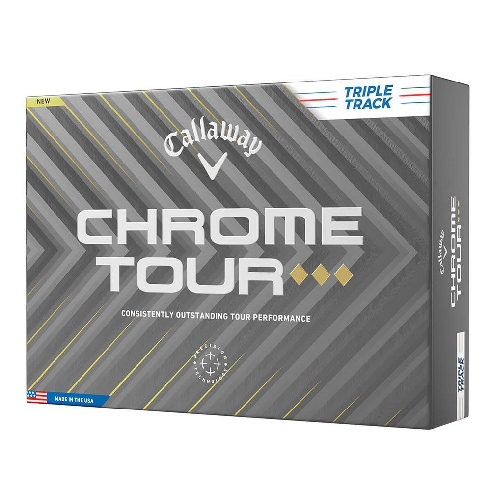 キャロウェイ　クロム ツアー ◆◆◆ トリプルダイヤモンド ゴルフボール 2025年モデル　ゴルフボール　1ダース（12球入り） トリプル・トラック ホワイト 詳細2