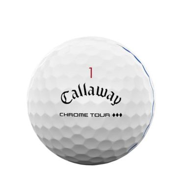 キャロウェイ　クロム ツアー ◆◆◆ トリプルダイヤモンド ゴルフボール 2025年モデル　ゴルフボール　1ダース（12球入り） トリプル・トラック ホワイト 詳細4