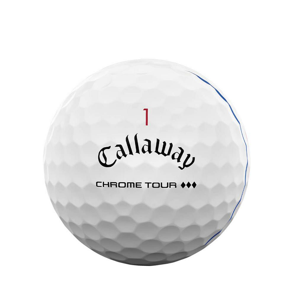 キャロウェイ　クロム ツアー ◆◆◆ トリプルダイヤモンド ゴルフボール 2025年モデル　ゴルフボール　1ダース（12球入り） トリプル・トラック ホワイト 詳細4
