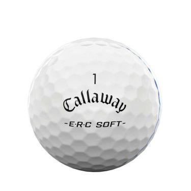 キャロウェイ　ERC SOFT 2025年モデル　ゴルフボール　1ダース（12球入り） トリプル・トラック ホワイト 詳細4