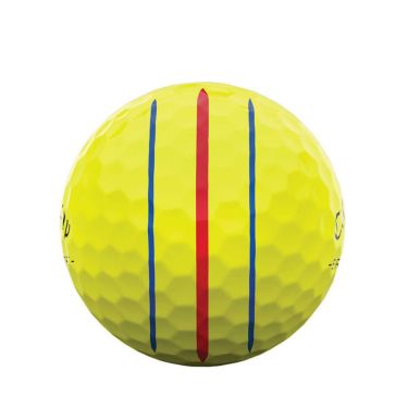 キャロウェイ　ERC SOFT 2025年モデル　ゴルフボール　1ダース（12球入り） トリプル・トラック イエロー 詳細5